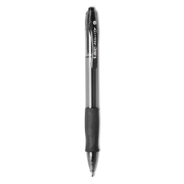 BIC® GLIDE Bold Ballpoint Pen Value Pack, Retractable, Bold 1.6 mm, Black Ink, Smoke Barrel, 36/Pack (BICVLGB361BK)