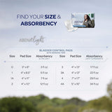 Abena™ Light Extra Bladder Control Pad 13 Inch Length Light Absorbency Fluff / Polymer Core One Size Fits Most (1117091_CS) 200/CS