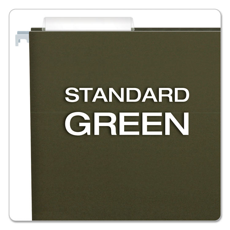 Pendaflex® Standard Green Hanging Folders, Letter Size, 1/3-Cut Tabs, Standard Green, 25/Box (PFX81601) Box of 25