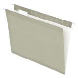 Pendaflex® Colored Reinforced Hanging Folders, Letter Size, 1/5-Cut Tabs, Gray, 25/Box (PFX415215GRA)