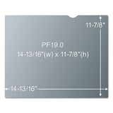 3M™ Antiglare Frameless Filter for 19" Flat Panel Monitor (MMMAG190C4B)