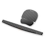 Fellowes® Photo Gel Mouse Pad with Wrist Rest with Microban Protection, 7.87 x 9.25, Chevron Design (FEL9549901)