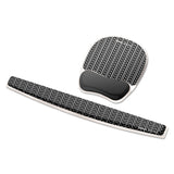 Fellowes® Photo Gel Keyboard Wrist Rest with Microban Protection, 18.5 x 2.31, Chevron Design (FEL9550001)