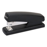 Universal® Half-Strip Stapler, 20-Sheet Capacity, Black (UNV43119)