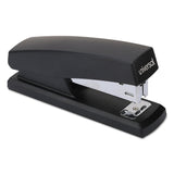 Universal® Half-Strip Stapler, 20-Sheet Capacity, Black (UNV43119)