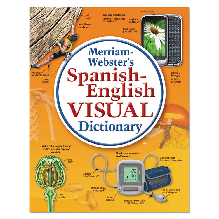 Merriam Webster® Spanish-English Visual Dictionary, Paperback, 1152 Pages (MER2925) Each
