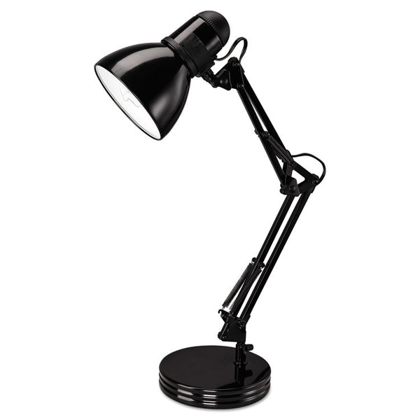 Alera® Architect Desk Lamp, Adjustable Arm, 6.75w x 11.5d x 22h, Black (ALELMP603B)