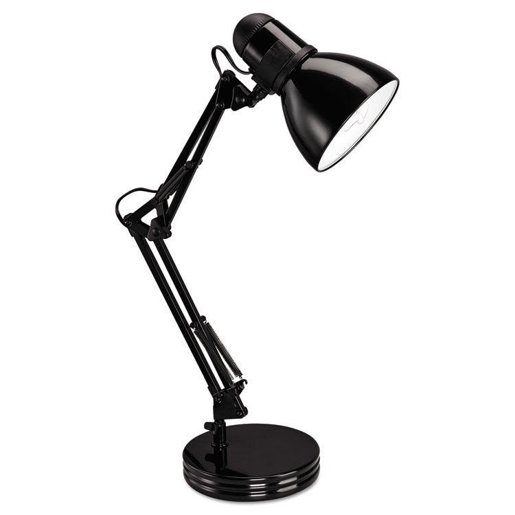 Alera® Architect Desk Lamp, Adjustable Arm, 6.75w x 11.5d x 22h, Black (ALELMP603B) Each