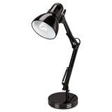 Alera® Architect Desk Lamp, Adjustable Arm, 6.75w x 11.5d x 22h, Black (ALELMP603B) Each