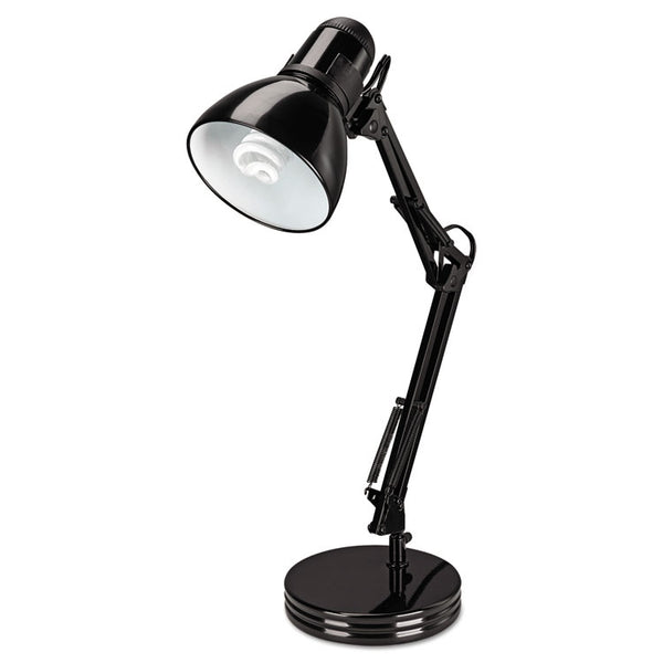 Alera® Architect Desk Lamp, Adjustable Arm, 6.75w x 11.5d x 22h, Black (ALELMP603B)