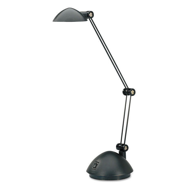 Alera® Twin-Arm Task LED Lamp with USB Port, 11.88w x 5.13d x 18.5h, Black (ALELED912B)