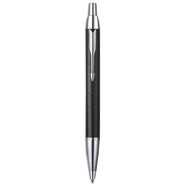 Parker® IM Ballpoint Pen, Retractable, Fine 0.5 mm, Black Ink, Black/Chrome Barrel (PAR1975553)