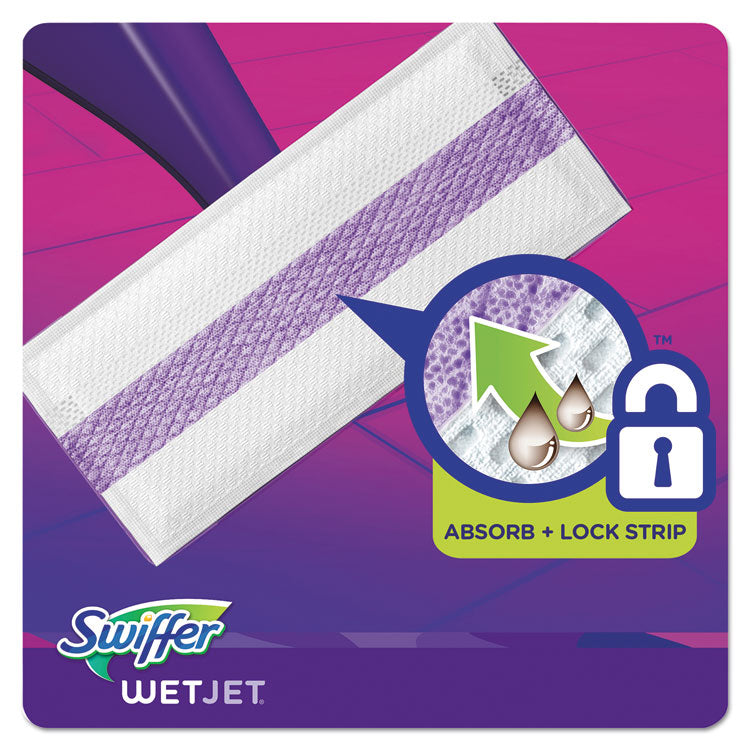 Swiffer® WetJet System Refill Cloths, 11.3" x 5.4", White, 24/Box (PGC08443)