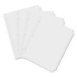 Universal® Self-Tab Index Dividers, 5-Tab, 11 x 8.5, White, 36 Sets (UNV20835) Pack of 36