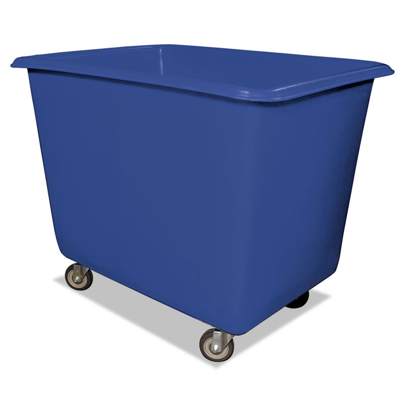 Royal Basket Trucks Poly Truck, (6-Bushel) 7.47 cu ft, Galvanized Steel/Polyethylene, Blue/Gray (RBTL6BLXPGA4UNN) Each