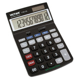 Victor® 1180-3A Antimicrobial Desktop Calculator, 12-Digit LCD (VCT11803A) Each