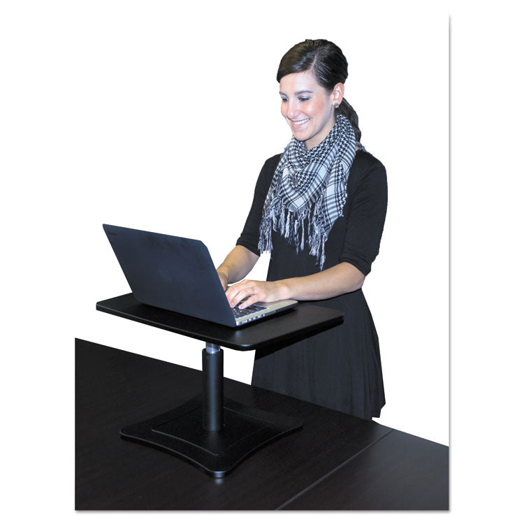 Victor® DC230 Adjustable Laptop Stand, 21" x 13" x 12" to 15.75", Black, Supports 20 lbs (VCTDC230B)