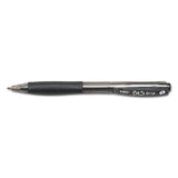 BIC® BU3 Ballpoint Pen, Retractable, Medium 1 mm, Black Ink, Smoke/Black Barrel, 36/Pack (BICBU3361BK)