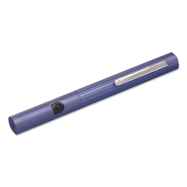Quartet® General Purpose Laser Pointer, Class 3A, Projects 1,148 ft, Metallic Blue (QRTMP1650Q) Each