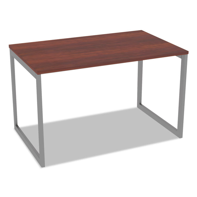 Alera® Alera Open Office Desk Series Adjustable O-Leg Desk Base, 47.25 to 70.78w x 29.5d x 28.5h, Silver (ALELSTB30GR) Each