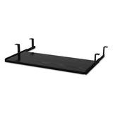 Alera® Alera Valencia Series Underdesk Keyboard/Mouse Shelf, 28w x 12d, Black (ALEVA312812BK)