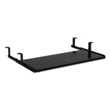 Alera® Alera Valencia Series Underdesk Keyboard/Mouse Shelf, 28w x 12d, Black (ALEVA312812BK)