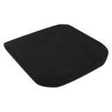 Alera® Cooling Gel Memory Foam Seat Cushion, Fabric Cover with Non-Slip Under-Cushion Surface, 16.5 x 15.75 x 2.75, Black (ALECGC511)