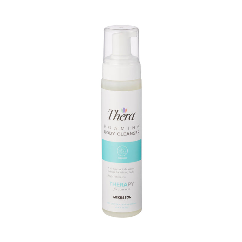Thera® Rinse-Free Shampoo and Body Wash Foaming 9 oz. Pump Bottle Scented (1049759_BT) 1/BT