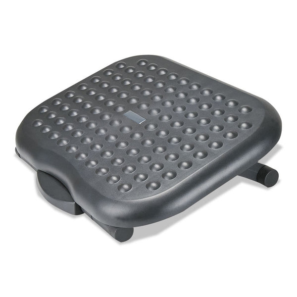 Alera® Relaxing Adjustable Footrest, 13.75w x 17.75d x 4.5 to 6.75h, Black (ALEFS212)