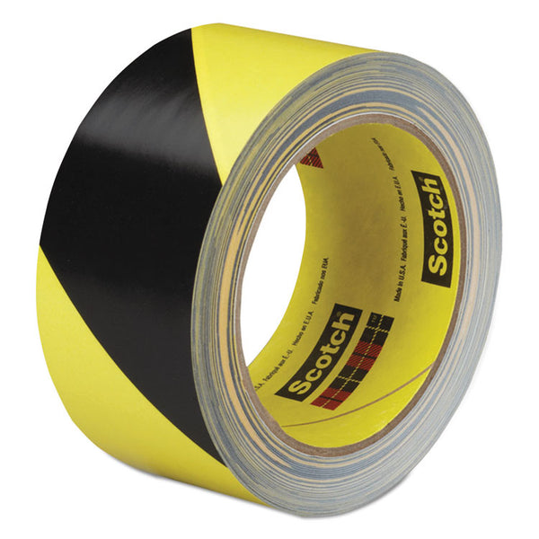 3M™ Safety Stripe Tape, 2" x 108 ft, Black/Yellow (MMM57022)