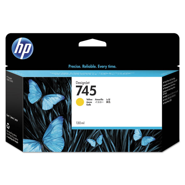 HP HP 745, (F9J96A) Yellow Original Ink Cartridge (HEWF9J96A)