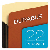 Pendaflex® File Pocket with Tyvek, 5.25" Expansion, Letter Size, Redrope, 10/Box (PFX63274) Box of 10