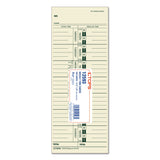 TOPS™ Time Clock Cards, Replacement for 10-800292/M-33, One Side, 3.5 x 9, 100/Pack (TOP12593) Pack of 100