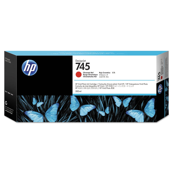 HP HP 745, (F9K06A) Chromatic Red Original Ink Cartridge (HEWF9K06A)