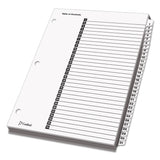 Cardinal® OneStep Printable Table of Contents and Dividers, 31-Tab, 1 to 31, 11 x 8.5, White, White Tabs, 1 Set (CRD60113) Set of 31