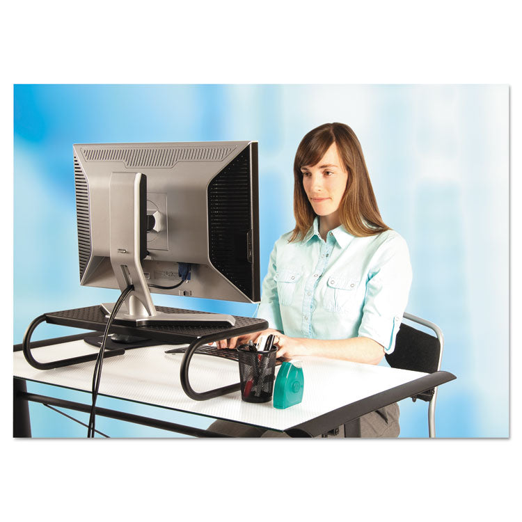 Allsop® Metal Art Monitor Stand, 19" x 12.5" x 5.25", Black, Supports 30 lbs (ASP30336) Each