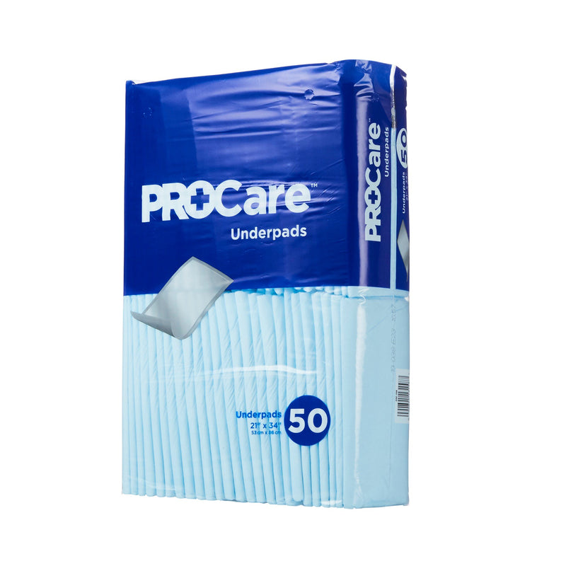 ProCare™ Disposable Underpad 21 X 34 Inch Fluff Light Absorbency (823750_BG) 50/BG