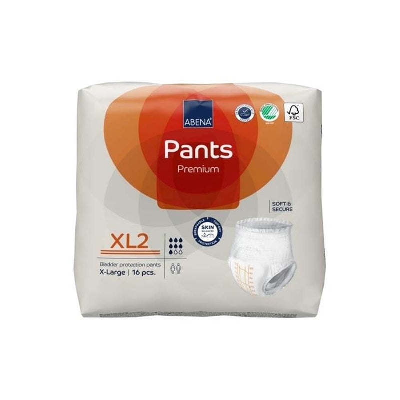 Abena® Premium Pants XL2 Unisex Adult Absorbent Underwear Pull On with Tear Away Seams X-Large Disposable Heavy Absorbency (1218237_CS) 96/CS