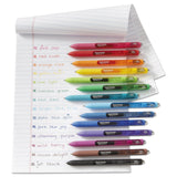 Papermate® InkJoy Gel Pen, Retractable, Medium 0.7 mm, Assorted Ink and Barrel Colors, 14/Pack (PAP1959302) Pack of 14