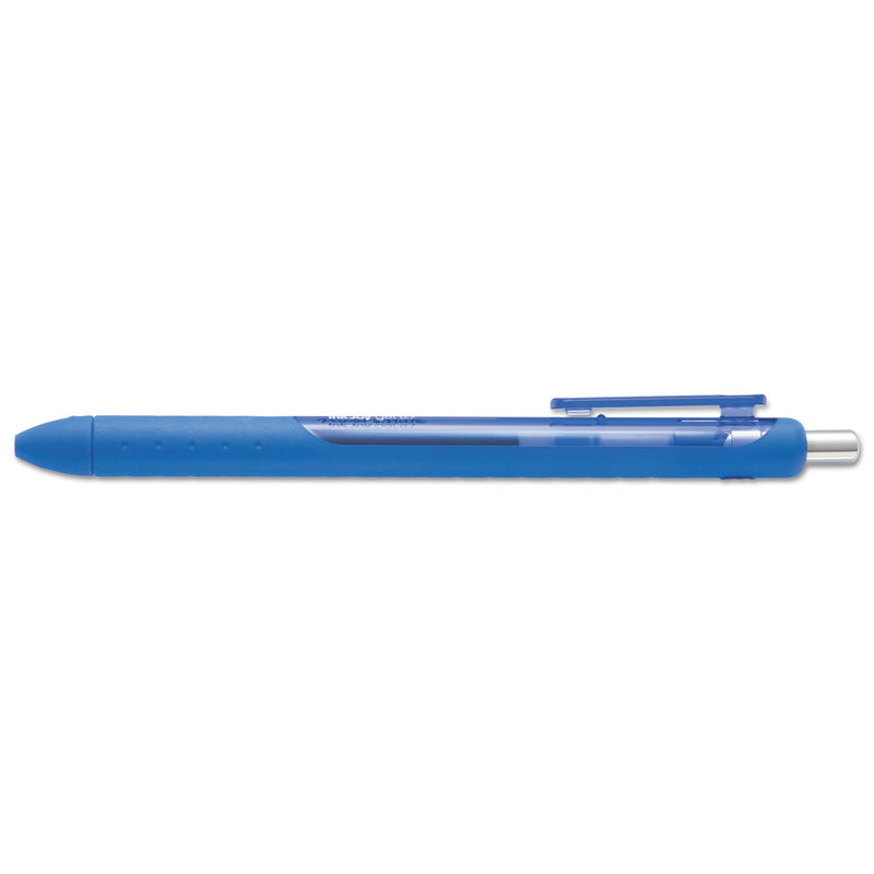 Papermate® InkJoy Gel Pen, Retractable, Medium 0.7 mm, Blue Ink, Blue Barrel, Dozen (PAP1951721A) 1 Dozen