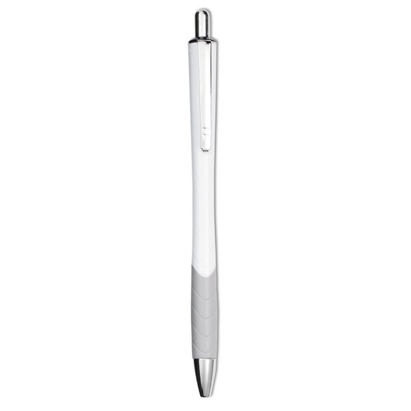 Paper Mate® InkJoy 700 RT Ballpoint Pen, Retractable, Medium 1 mm, Black Ink, White/Gray Barrel, Dozen (PAP1951347)
