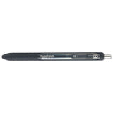 Papermate® InkJoy Gel Pen, Retractable, Medium 0.7 mm, Black Ink, Black Barrel, Dozen (PAP1951719A) 1 Dozen