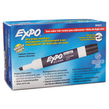 Expo® Low-Odor Dry-Erase Marker, Broad Chisel Tip, Black, Dozen (SAN80001A) 1 Dozen