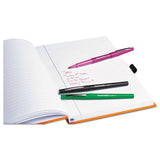 Paper Mate® Point Guard Flair Felt Tip Porous Point Pen, Stick, Medium 0.7 mm, Purple Ink, Purple Barrel, Dozen (PAP8450152)