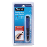 Quartet® Classic Comfort Laser Pointer, Class 3A, Projects 1,500 ft, Blue (QRTMP2703BQ)