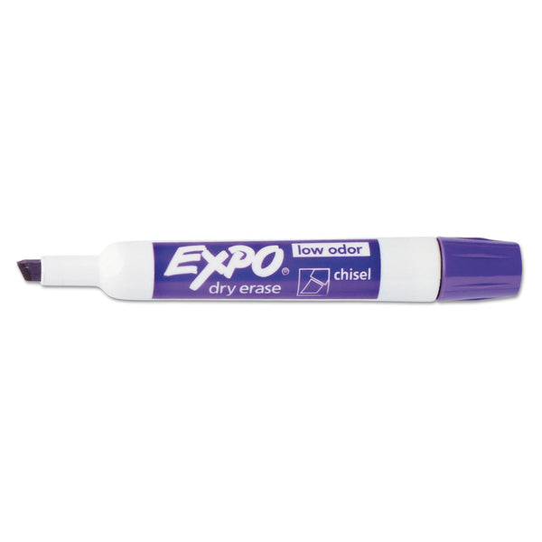 Expo® Low-Odor Dry-Erase Marker, Broad Chisel Tip, Assorted Colors, 8/Set (SAN80078A) 8 ST