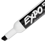 Expo® Low-Odor Dry-Erase Marker, Broad Chisel Tip, Black, Dozen (SAN80001A) 1 Dozen