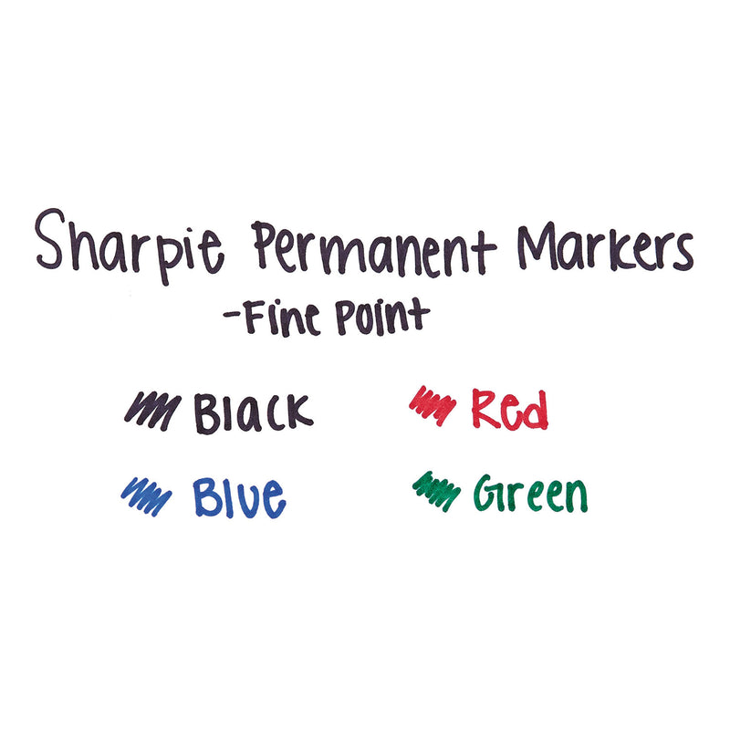 Sharpie Fine Tip Permanent Marker, Red, Dozen (SAN30002B) 1 Dozen