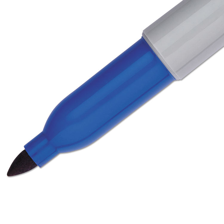 Sharpie® Fine Tip Permanent Marker Value Pack, Fine Bullet Tip, Blue, 36/Pack (SAN1920932) Box of 36