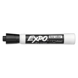 EXPO® Low-Odor Dry-Erase Marker, Broad Chisel Tip, Black, Dozen (SAN80001)